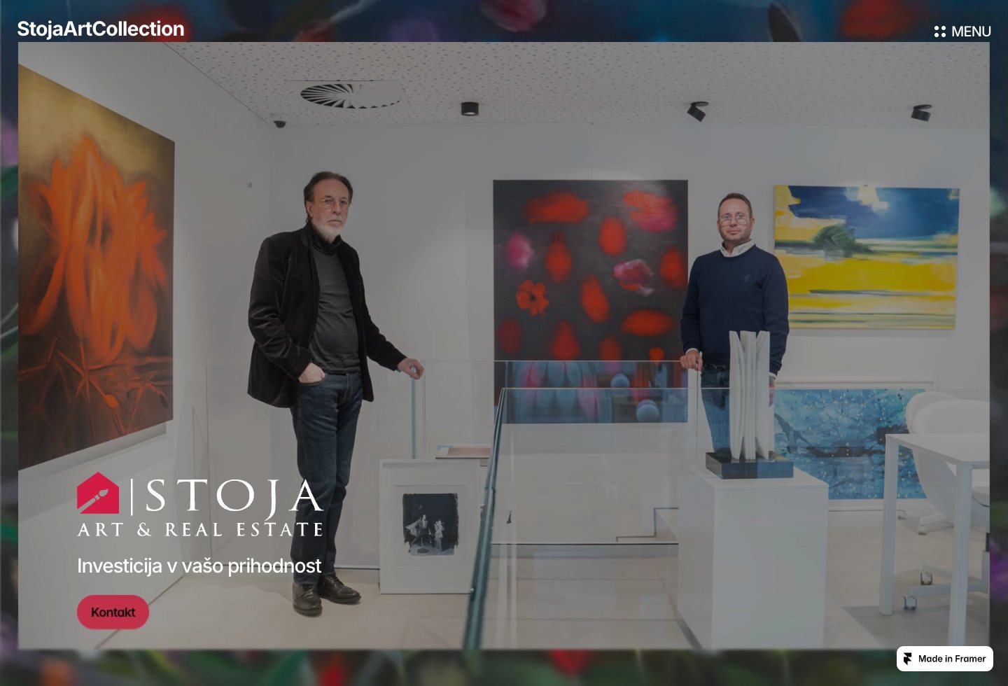 Spletna stran Stoja Art